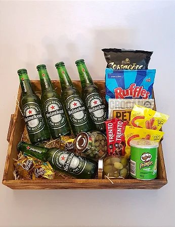 Cesta Heineken & Salgadinhos